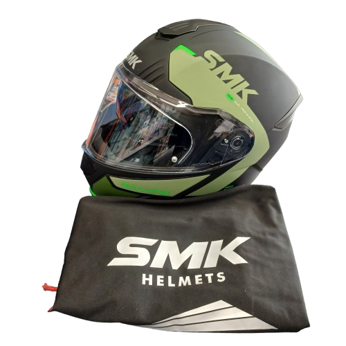 Smk Helmet Gullwing Green Black Size Small ( D.O.M 06/22 ) ( LE )