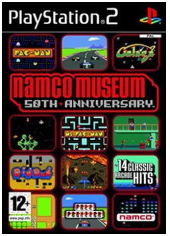 Namco Museem 50th Anniversary Playstation 2 Game Good Condition No Manual