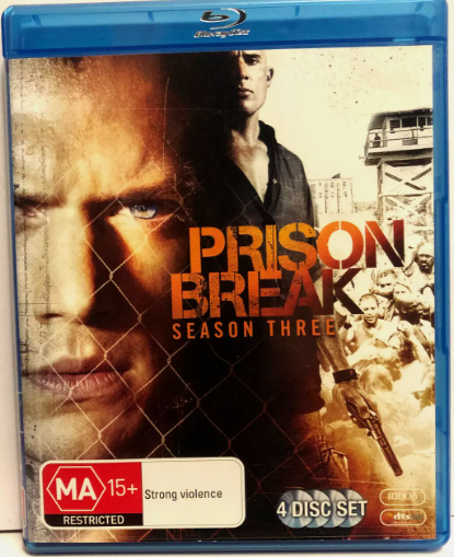 Prison Break Season 3 – Blu Ray – Very Good Condition