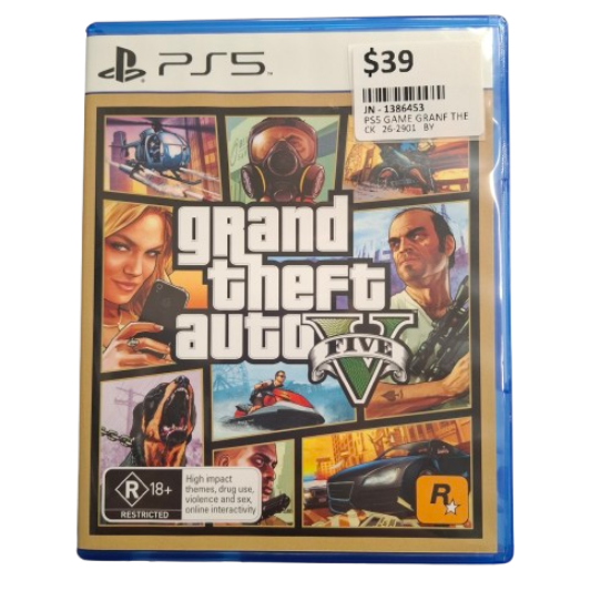 Sony PS5 Game Grand Theft Auto 5 (JN)