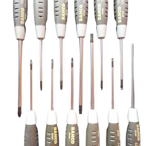 Bahco Hexagon; Phillips; Pozidriv; Slotted; Torx Precision Screwdriver Set, 24-Piece (Like New) (LN)
