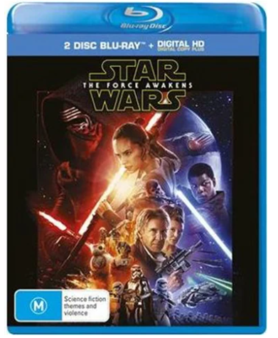 Star Wars: The Force Awakens – Blu Ray – Very Good With Manual