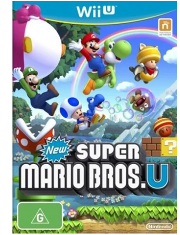 Super Mario + Super Luigi U Nintendo Wii U – No Cover Just Case And Disc – Good No Manual