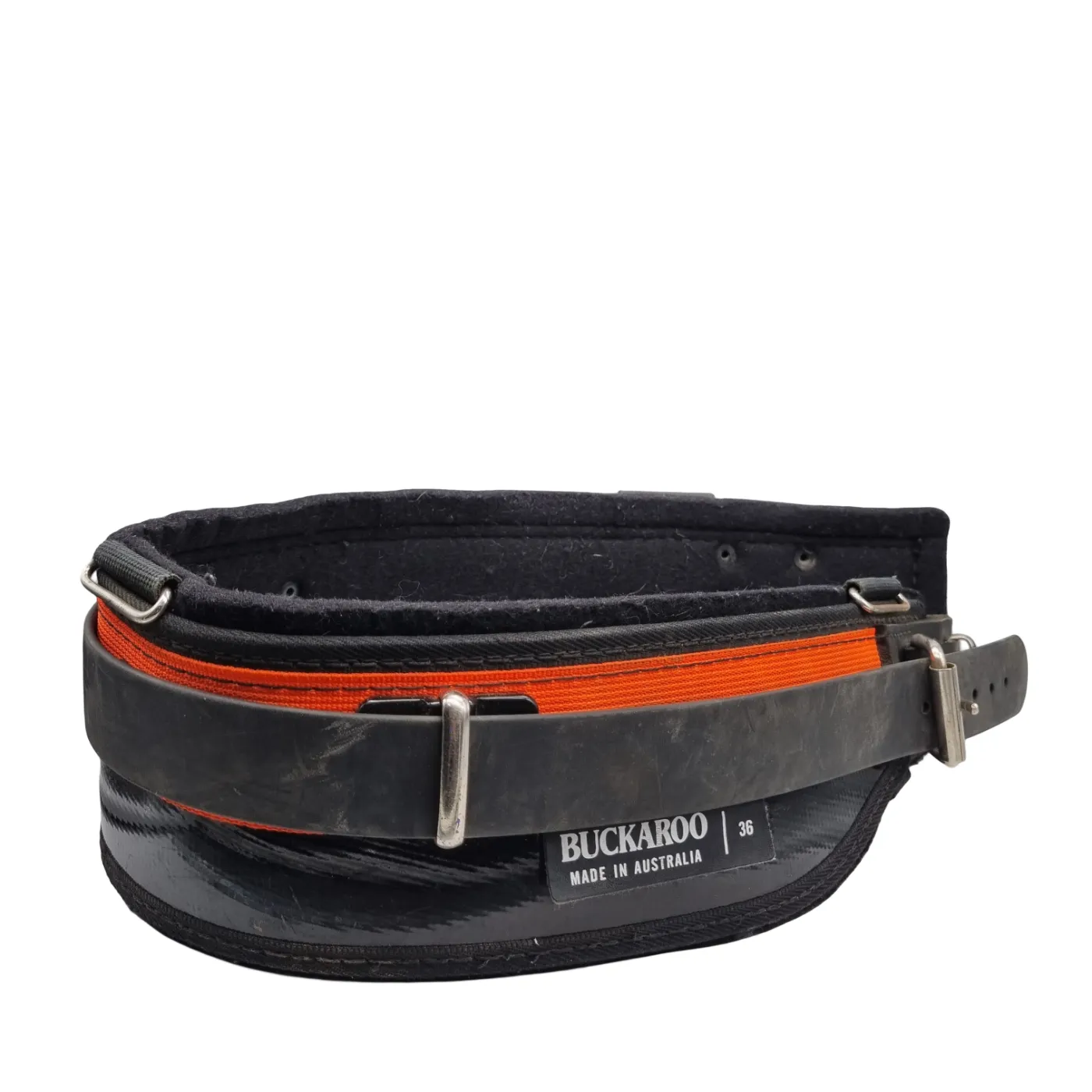 Buckaroo Signature Back Support Tool Belt 32″ Black/Orange (WR 1394795)