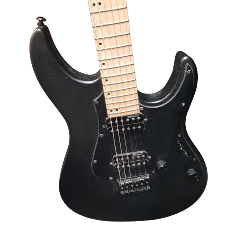 LTD SN-200 Deep Metallic Black Satin Electric Guitar (MR)