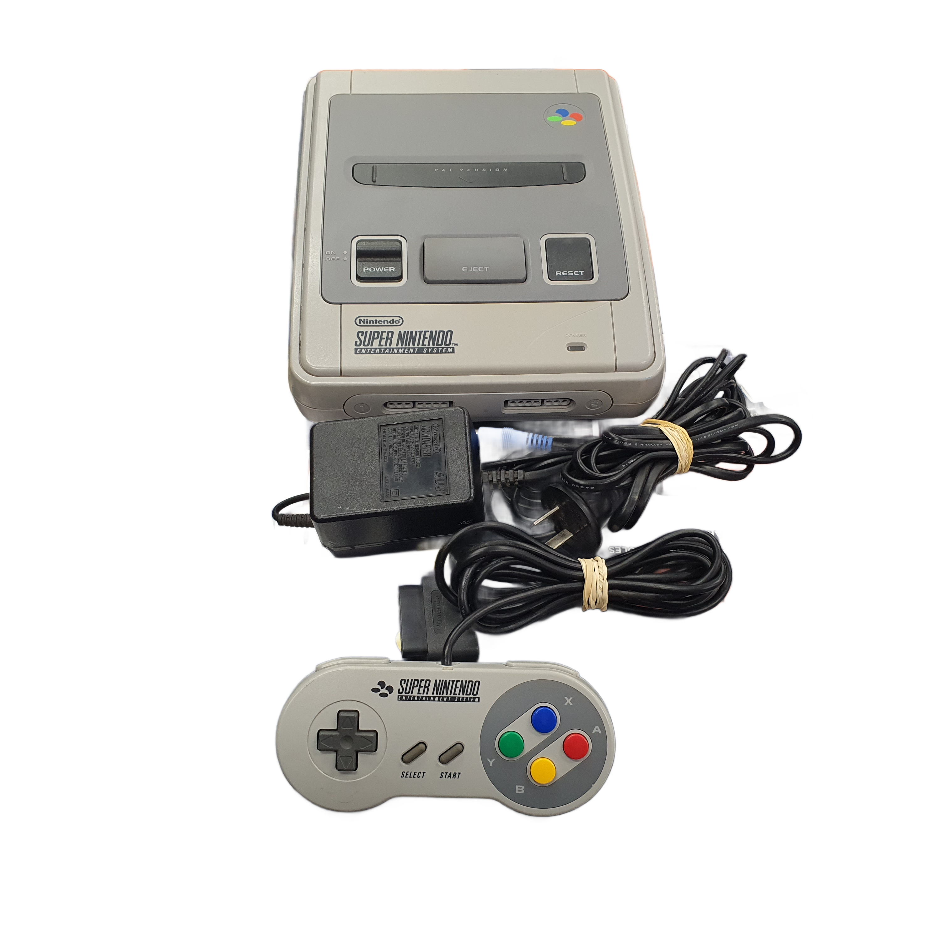 Nintendo Super Nintendo Entertainment System SNSP-001A Grey Console with Controller, Power Supply, and AV Cables (MR)