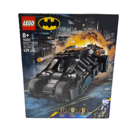 Lego 76303 Super Heroes DC Batman Tumbler vs. Two-Face and The Joker Like New In Box