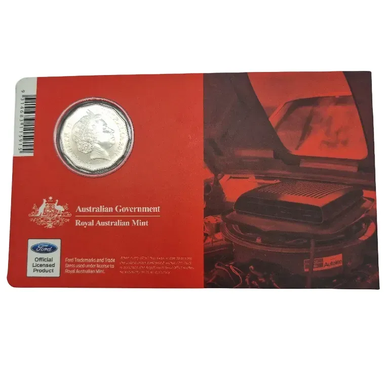 2017 50c Ford Falcon XY GT-HO Phase III Coin Uncirculated Royal Australian Mint