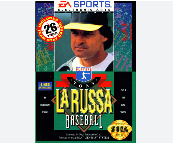 Sega Genesis Tony Larussa Baseball EA Sports – Game Only (1359348 CP)