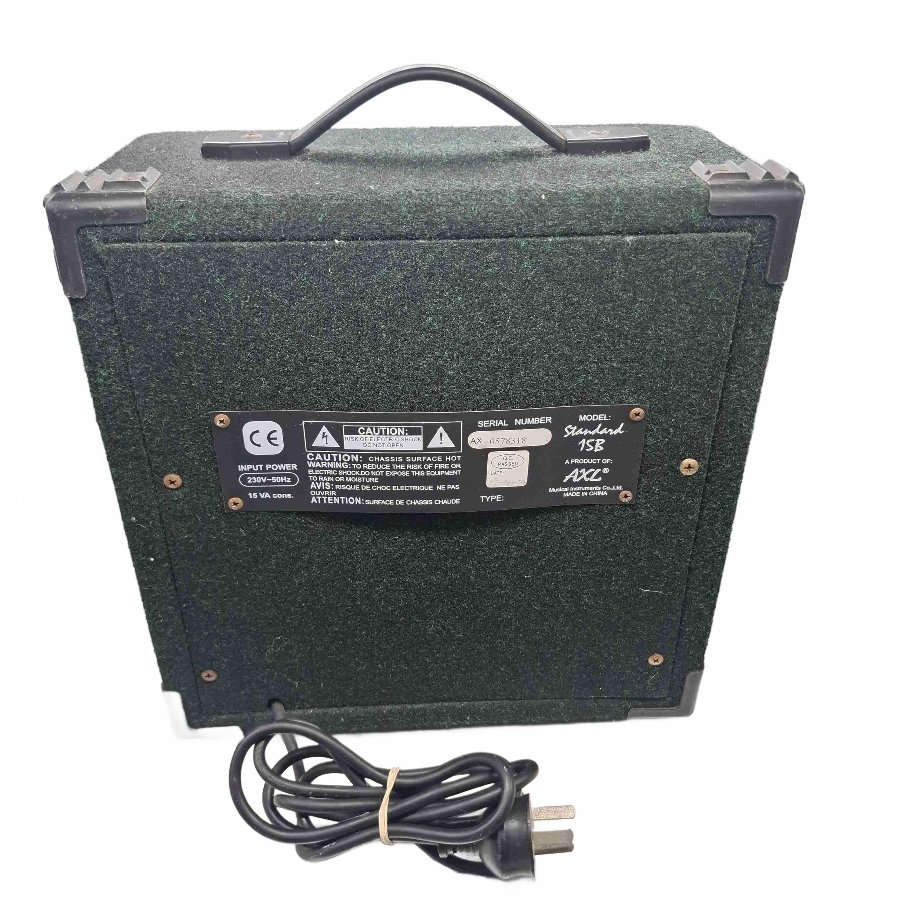 AXL Amplifier Standard 1SB Johnson Black (WR 1435238)
