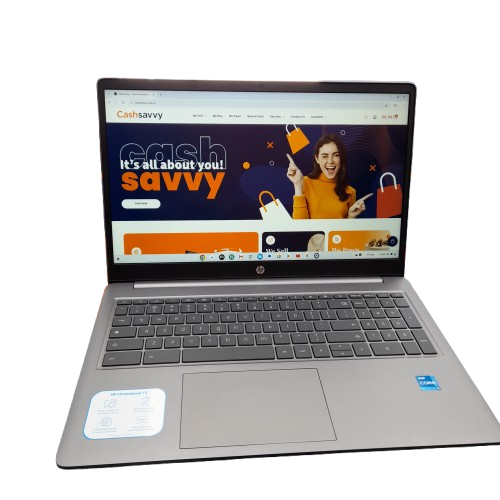 HP Chromebook 15 (15a-nb0009tu) 8/128GB Grey Laptop with Charger (LN)