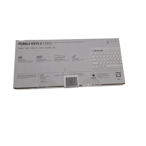 Logitech Pebble Keys 2 K380S Wireless Keyboard White (LN)