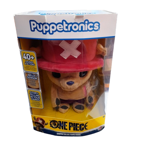 Puppetronics One Piece Chopper Deluxe Puppetronic Interactive Plush Toy (LN)