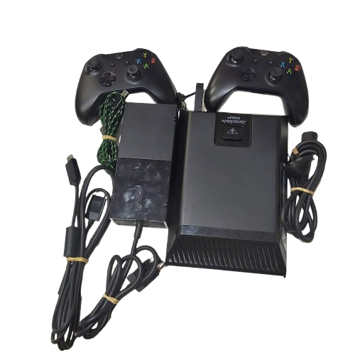 Microsoft Console Xbox One With Power And Controllers