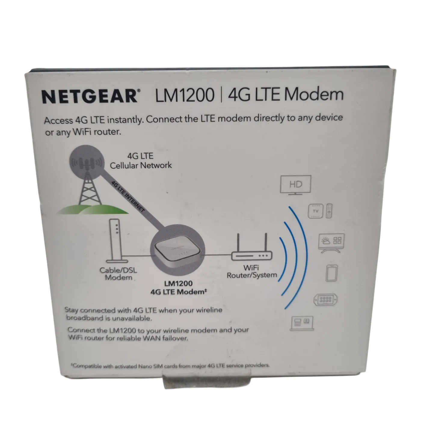 NETGEAR LM1200 4G LTE Modem
