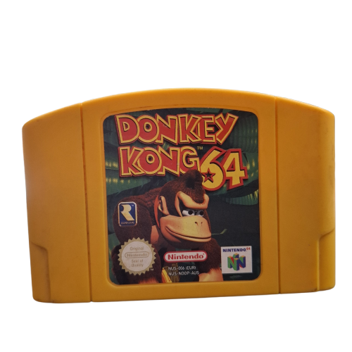 Nintendo 64 Cartridge Donkey Kong 64 NUS-NDOP-AUS Yellow (JN)