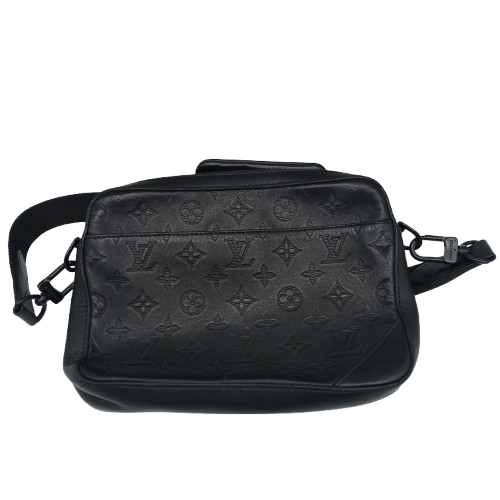 Louis Vuitton Duo Messenger Monogram Shadow Black + Entrupy Certificate (CP 1422779)