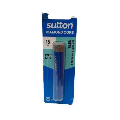 Sutton Diamond Core Drill Bit Wet/Dry Hex Shank (MR)
