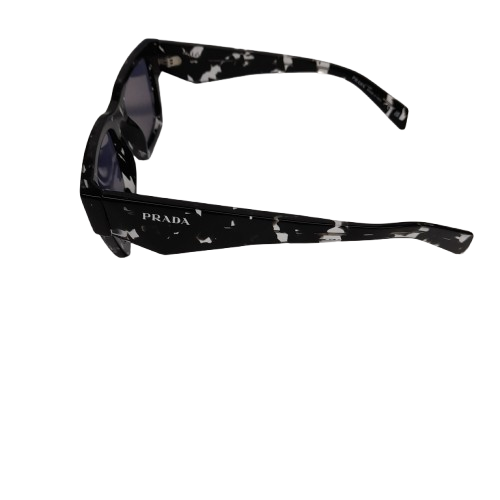 PRADA SPR5012 Black Squared Sunglasses (MR)
