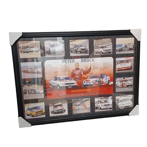 Peter Brock King of The Mountain Framed Picture ( INSTORE PICK UP )( LE )