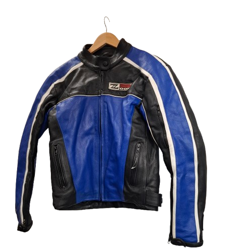 Zoom Jacket Ladies Size 40 Black Blue White (1423731) (JN)