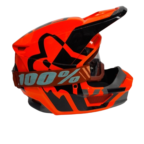 Fox V1 ST-185 Youth Racing Helmet Size L
