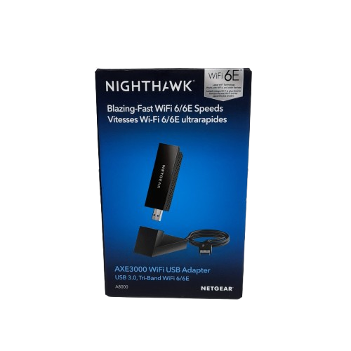Netgear A8000 Nighthawk AXE3000 WiFi 6E USB 3.0 Adapter Like New
