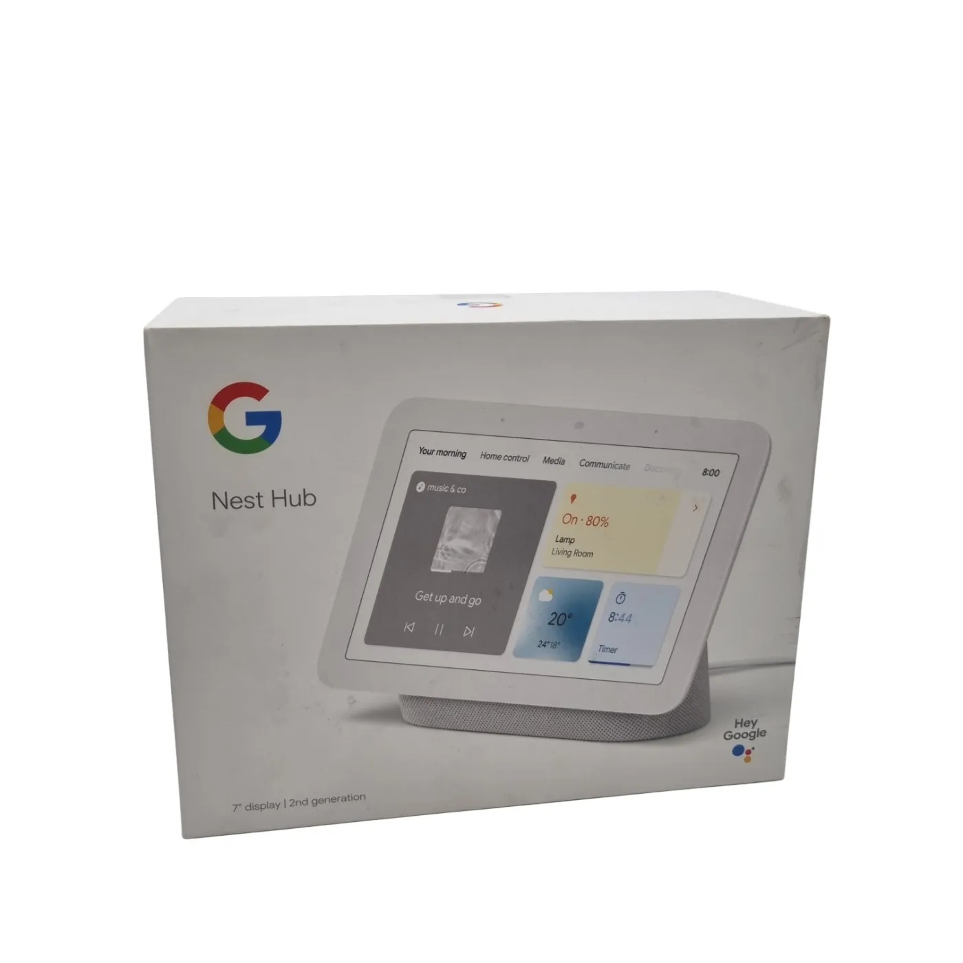 Google Nest Hub 2nd Gen GUIK2 + Box + Power (WR 1406664)