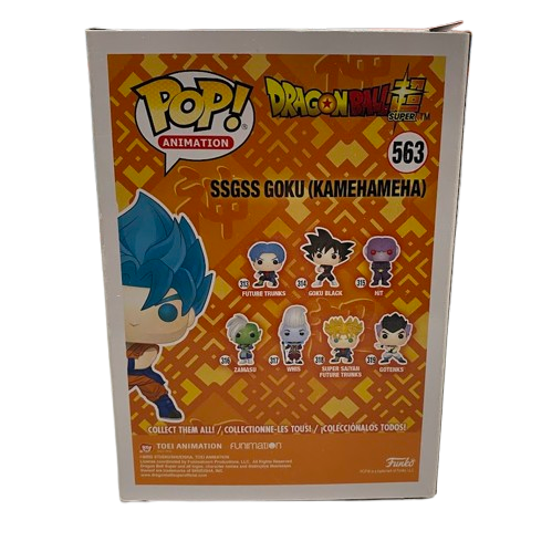 Ssgss Goku (Kamehameha) – Dragonball Super Pop Vinyl – 563 – Unopen. (NG 1386788)