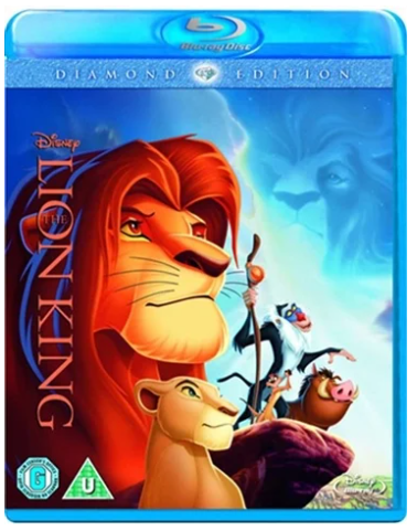 The Lion King Blu Ray 3D Very Good Condition