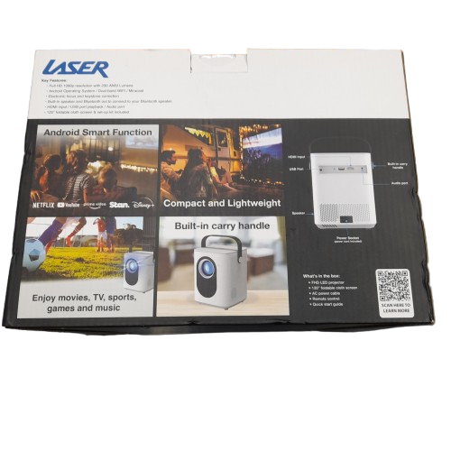 Laser Cube Android Projector White 230 Series (LN)