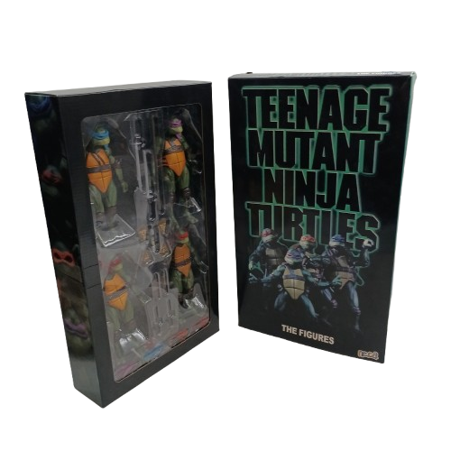 NECA Teenage Mutant Ninja Turtles TMNT The Figures, Like NEW USED Condition, Light Box Wear (NA 1425097)