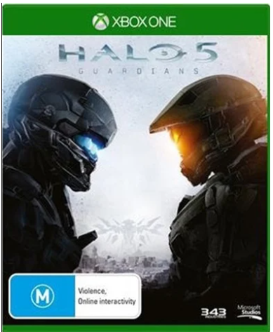 Halo 5 Guardians Xbox One Game Good Condition No Manual * Game is in EB Games Casing *