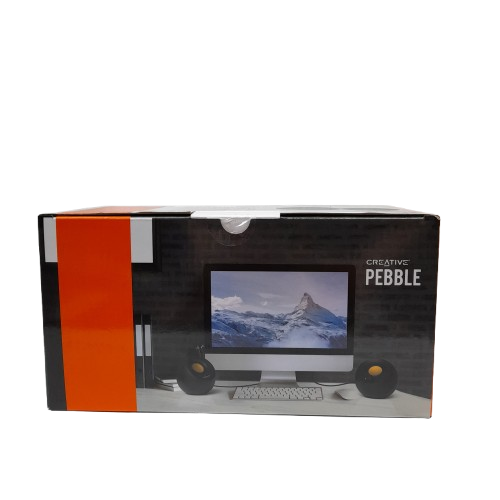 Logitech Pebble Speakers White/Orange (Sealed)