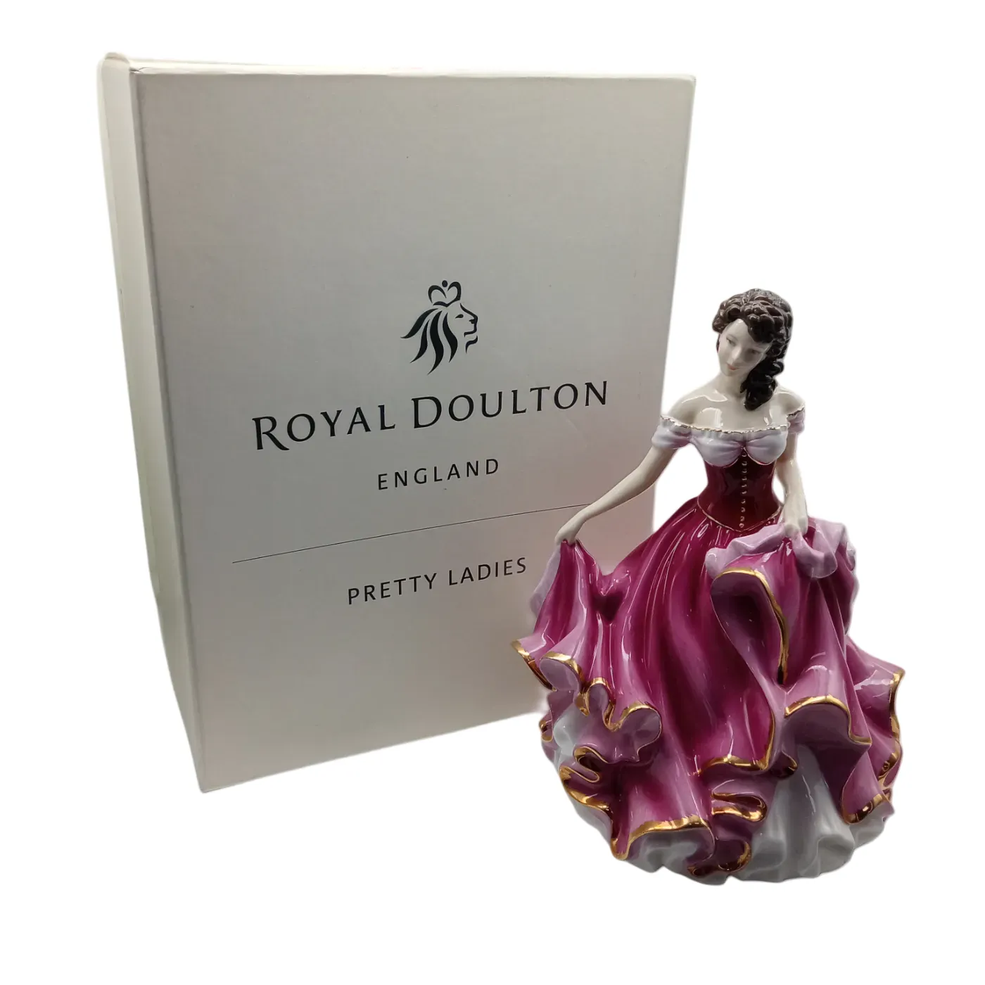 ROYAL DOULTON FIGURINE HN 5433 PINK ISABELLA 028/300 + CERTIFICATE +BOX