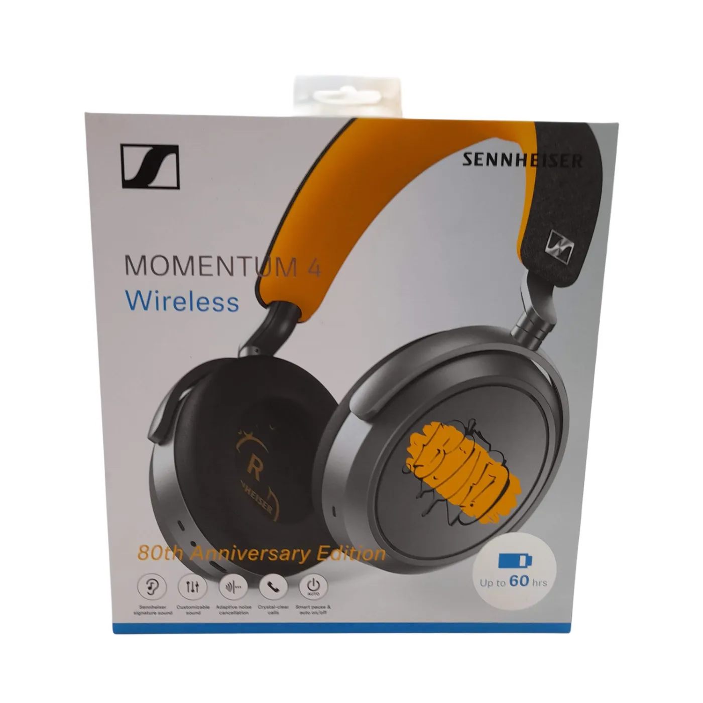 Sennheiser Wireless Headphones M4AEBT Momentum 4 80th Anniversary Edition + Case & Box – As New (WL 1390066)