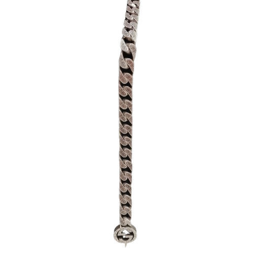 Gucci Interlocking Chain Bracelet Silver (NA-1376890)