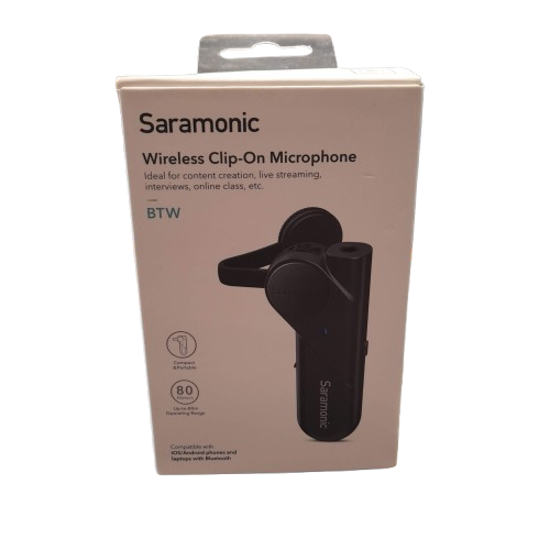 Saramonic Wireless Clip-On Microphone Model Wireless Clip On BTW (GE)