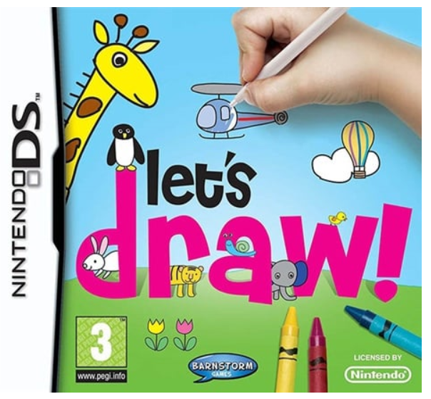 Let’s Draw Nintendo DS Game Cartridge Only Good Condition (CP-1353454)