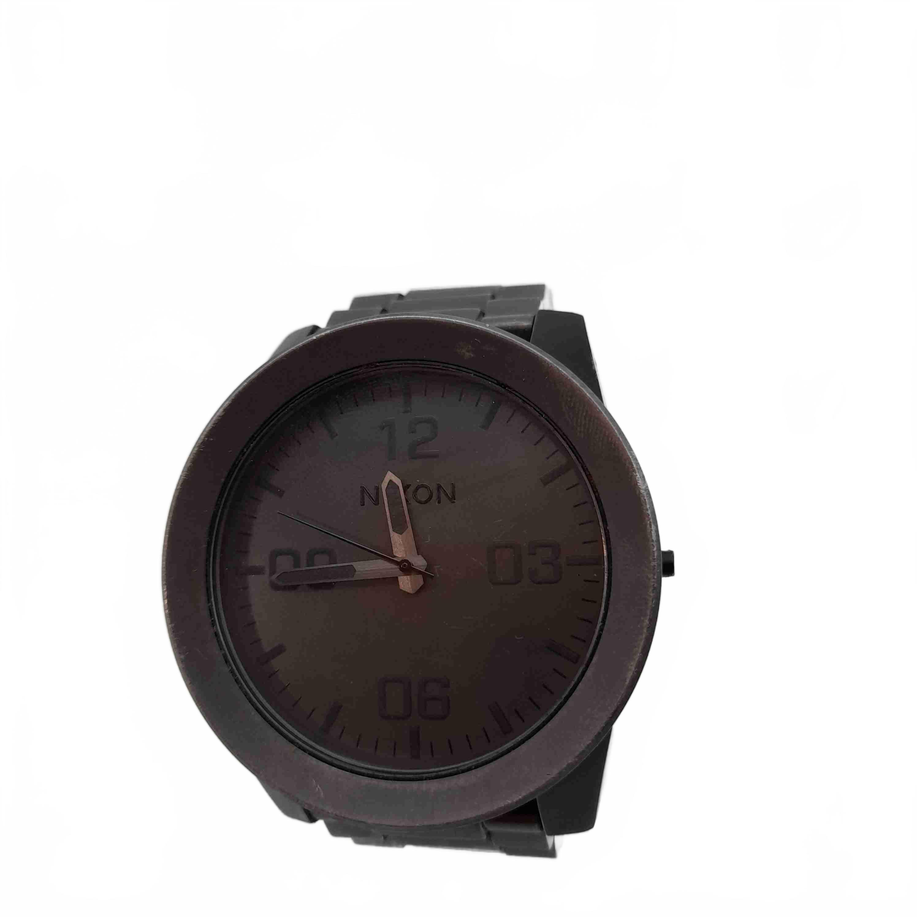 Nixon Take Charge Watch Black Steel Band *Missing Crown* (WL 1436557)