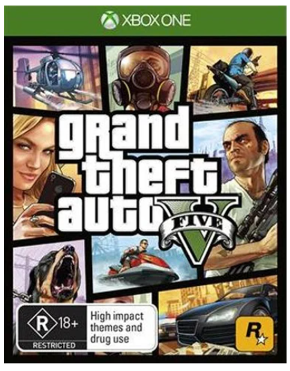 Grand Theft Auto Xbox One Game very Good Condition With Mnaual
