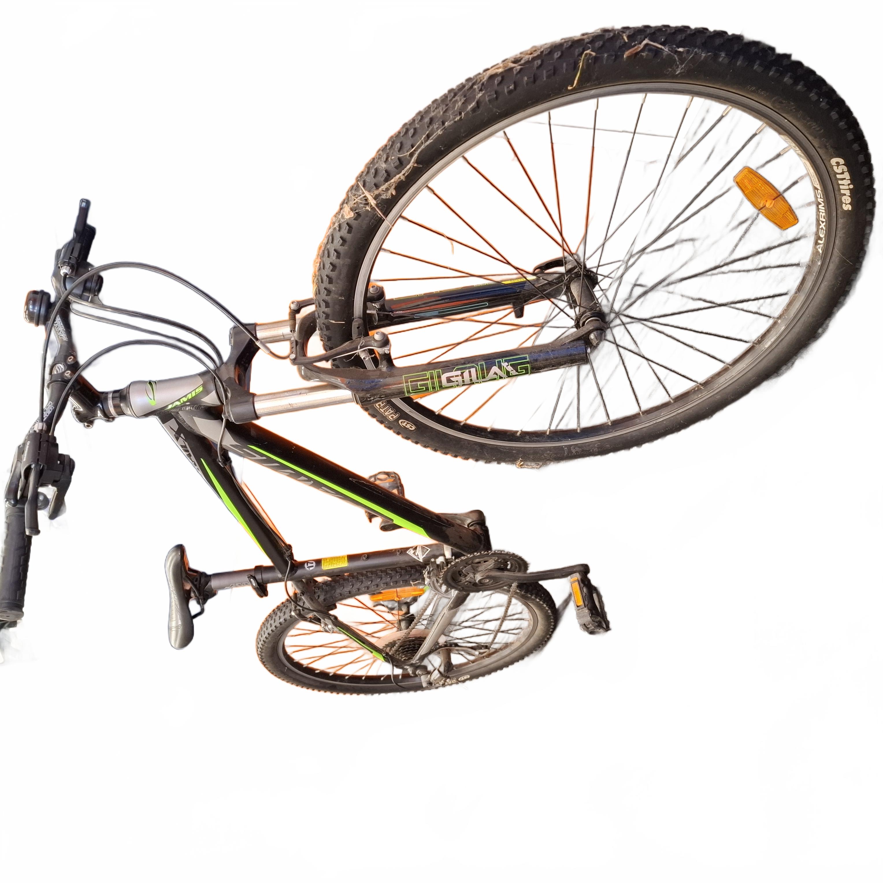 Jamis Trail X 21 Speed Mountain Bike Black Green 17 Inch – PICK UP ONLY – (1429412) (JN)
