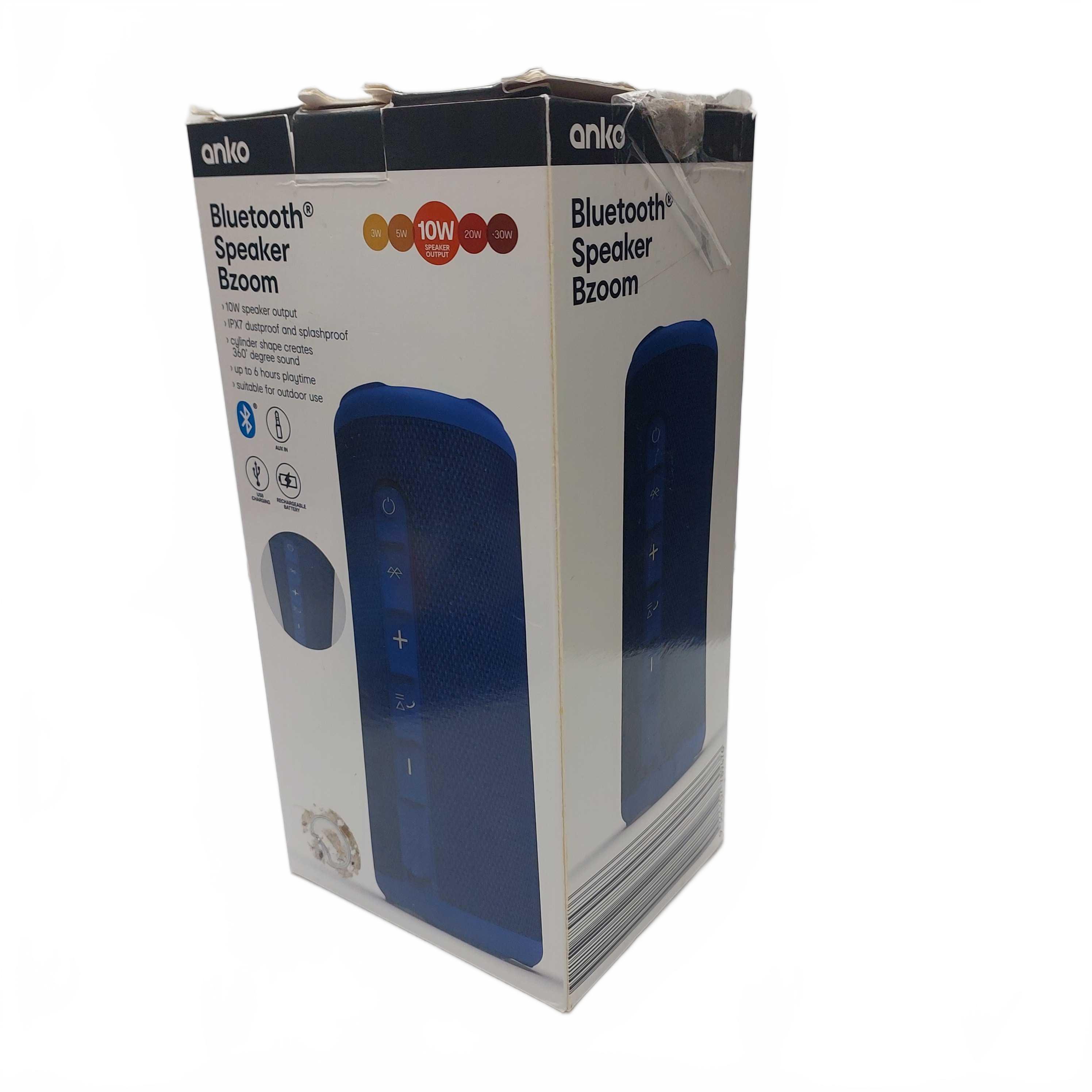 Anko Bzoom Blue Bluetooth Speaker (GB1425819)