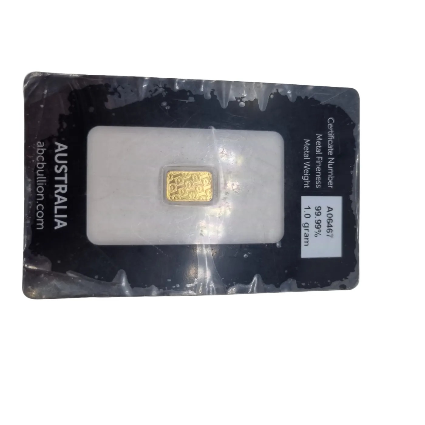 Unisex 24ct Yellow Gold Bullion 1.0Gms ABC Bullion (WR1425568)