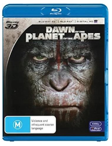 Dawn Of The Planet Of The Apes 3D + BR, Excellent Condition With Case