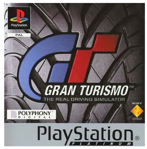Gran Turismo The Real Driving Stimulator PS1 Platinum In Case Good Condition With Manual (GE-1353873)