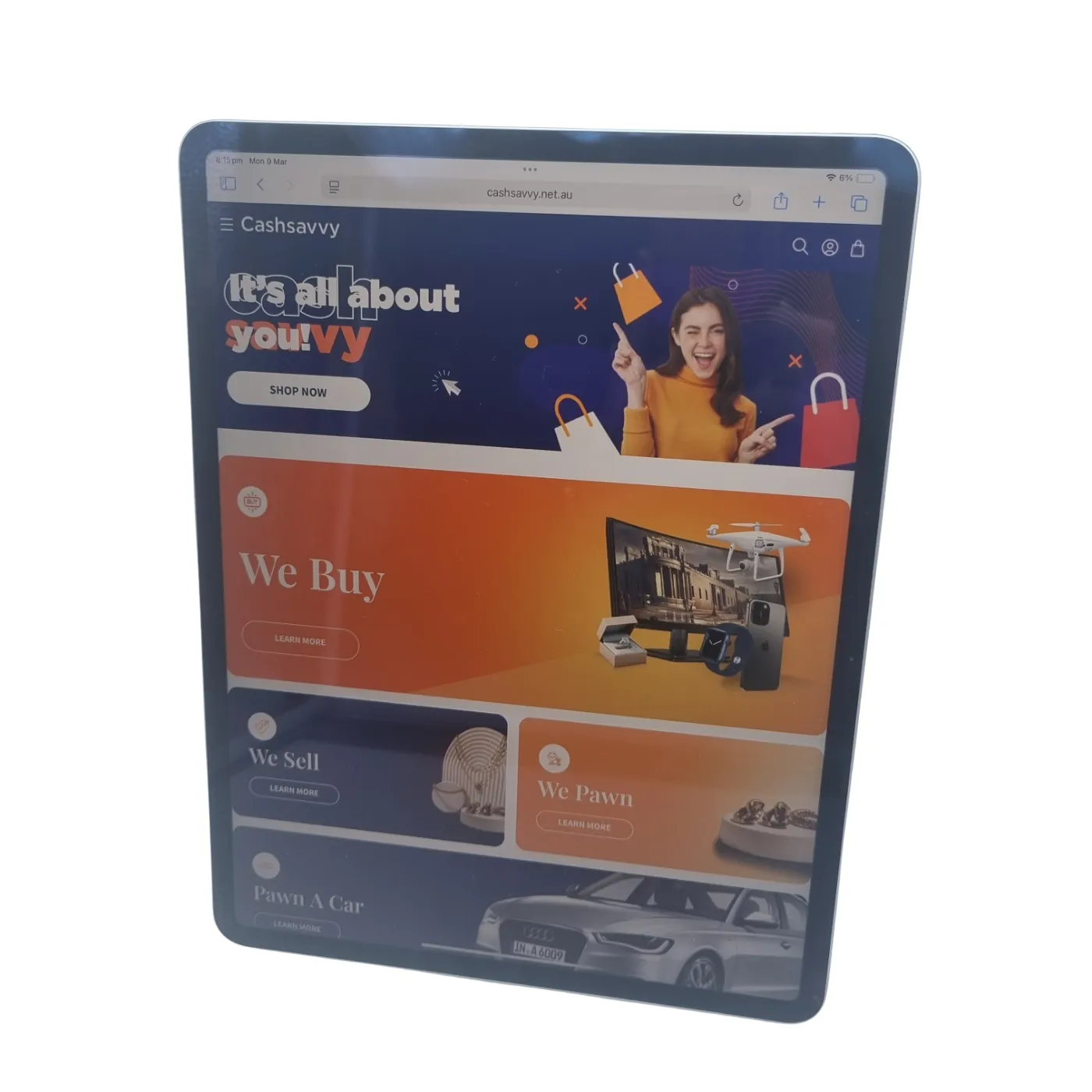 Apple iPad Air 13-inch 256GB Blue *No Charger – 100% Battery Health* (A3268) [WR 1393502]