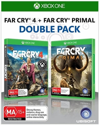 Far Cry Primal + Far Cry 4 Xbox One Good Condition No Manual (LE1355215)
