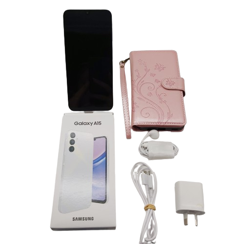 Samsung A15 128gb A155F/DSN With Box, Charger And Case