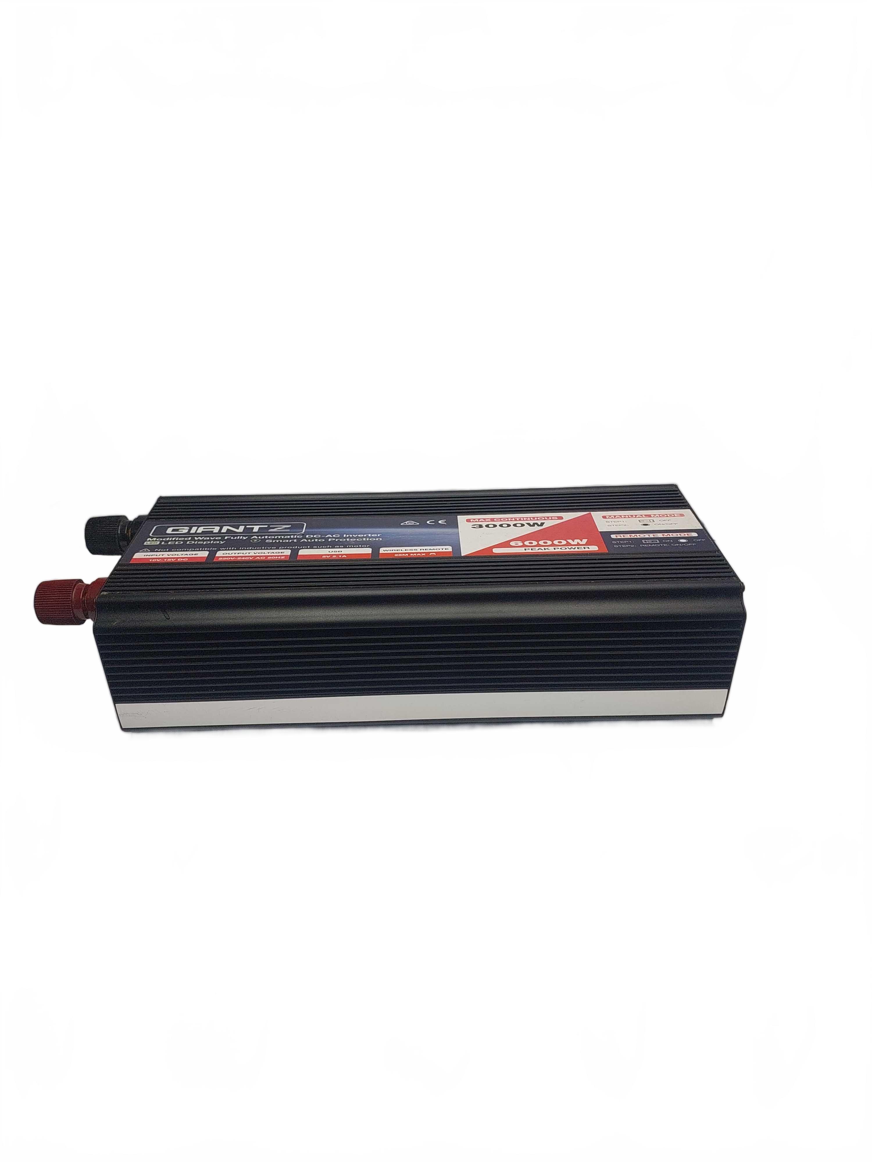 Giantz Power Inverter 3000W-6000W Black (GB1433103)
